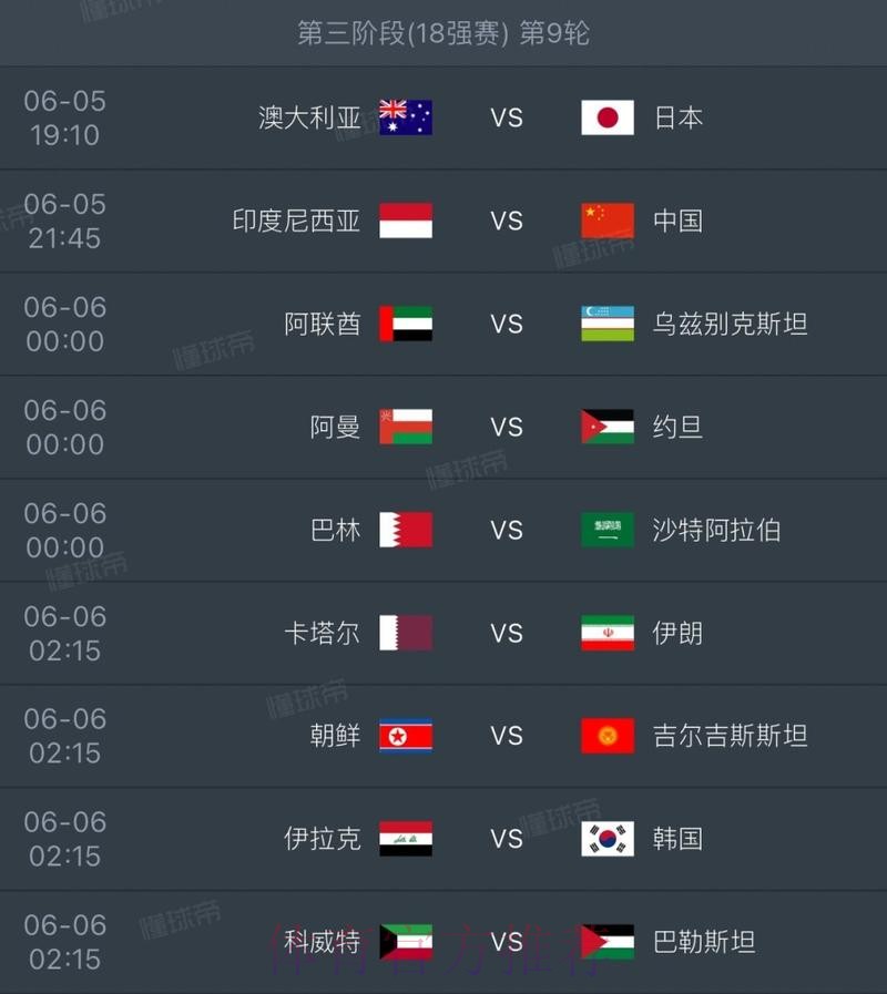 世界杯每日赛程怎么看